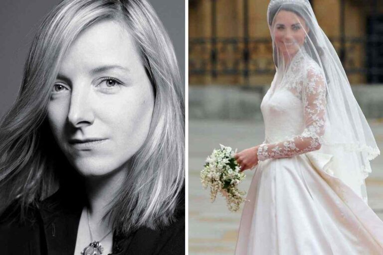 Sarah Burton la stilista autrice dell abito da sposa di Kate Middleton approda a Givenchy e la nuova direttrice creativa