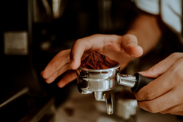 Caffè preparazione al bar