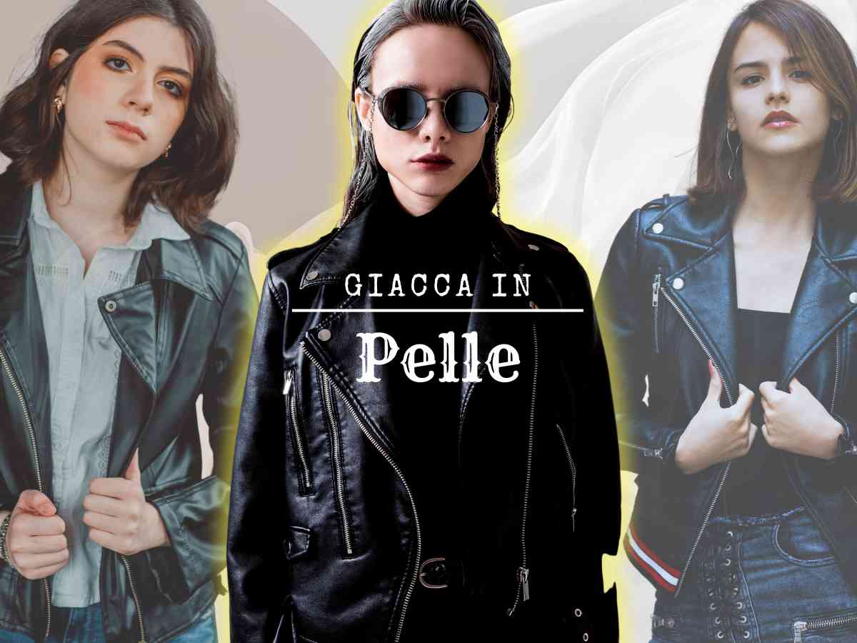 giacca in pelle