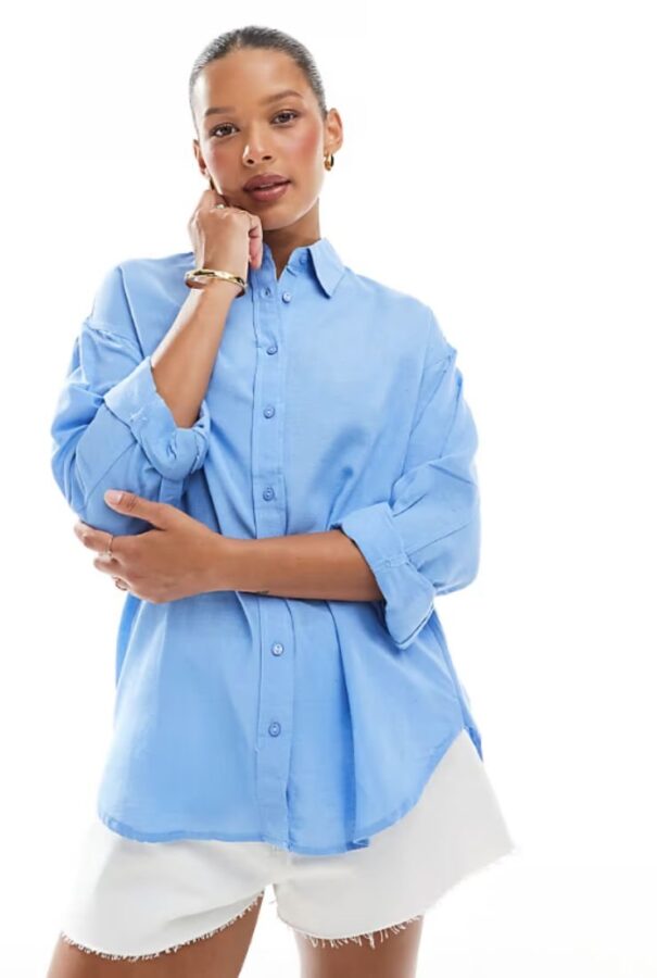 camicia azzurra