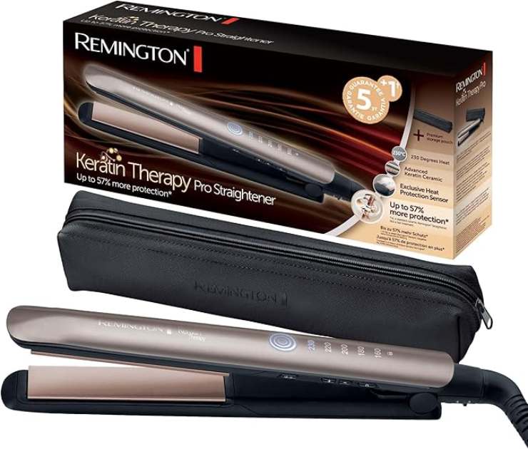 piastra remington keratin therapy