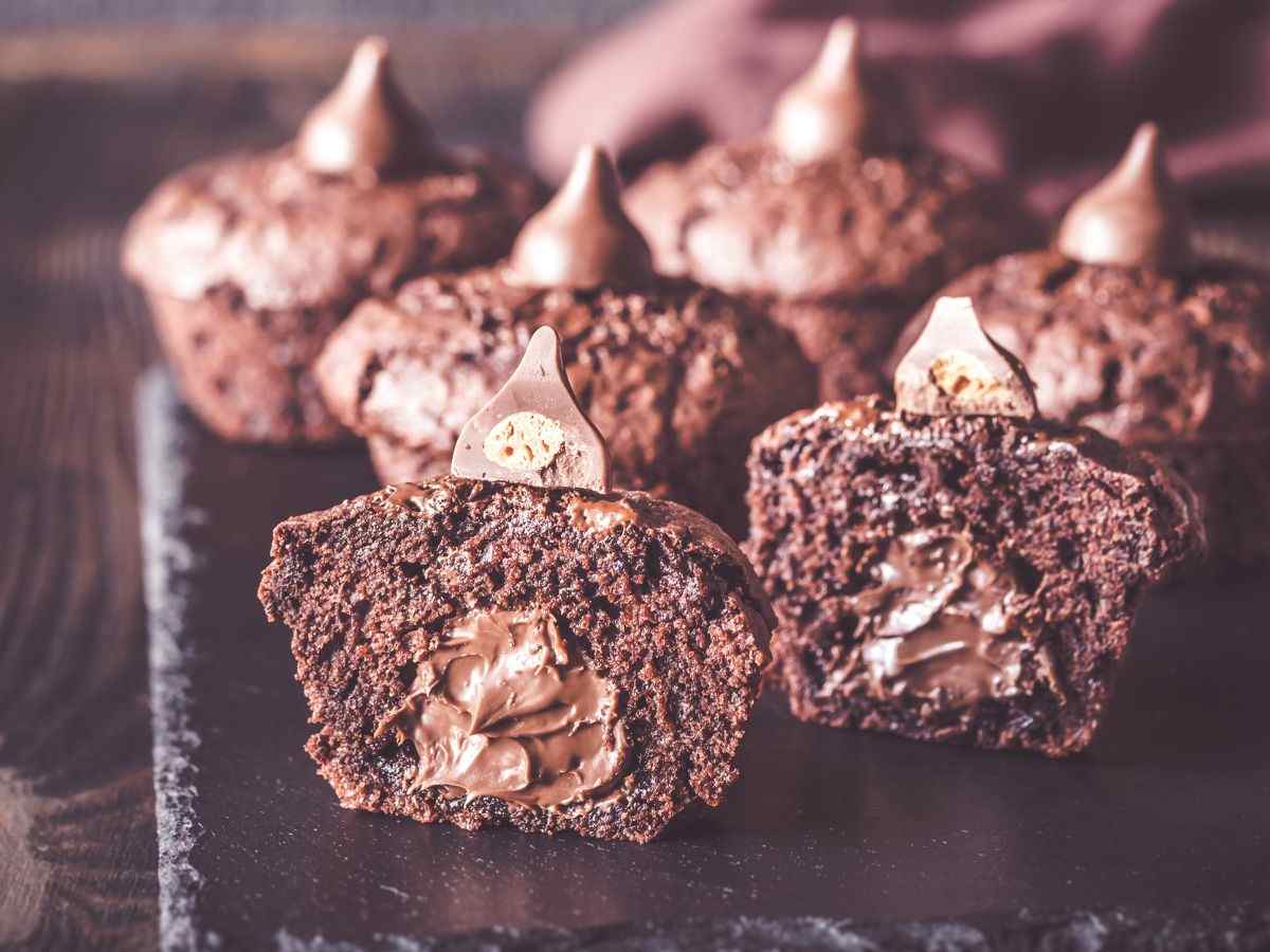 muffin ripieni di nutella